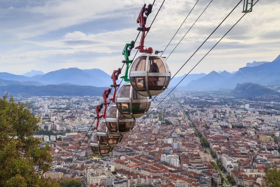 Grenoble grootste stad in de Franse Alpen