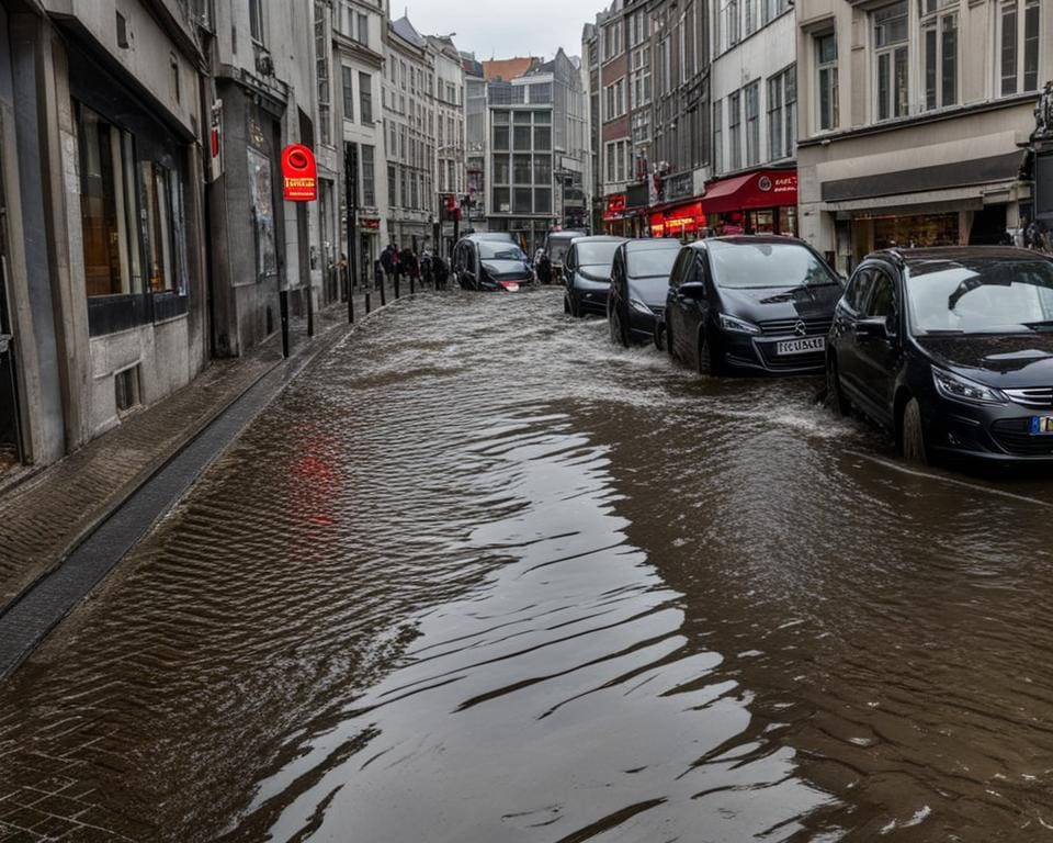 rioolproblemen in Brussel