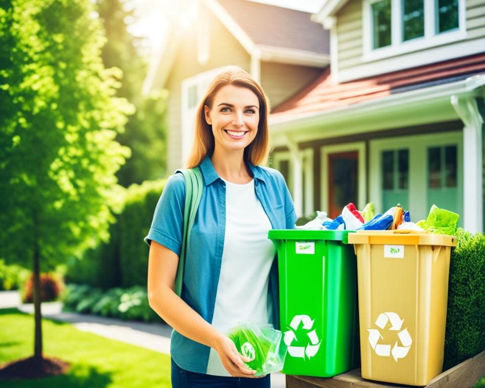 Afval verminderen en recyclen