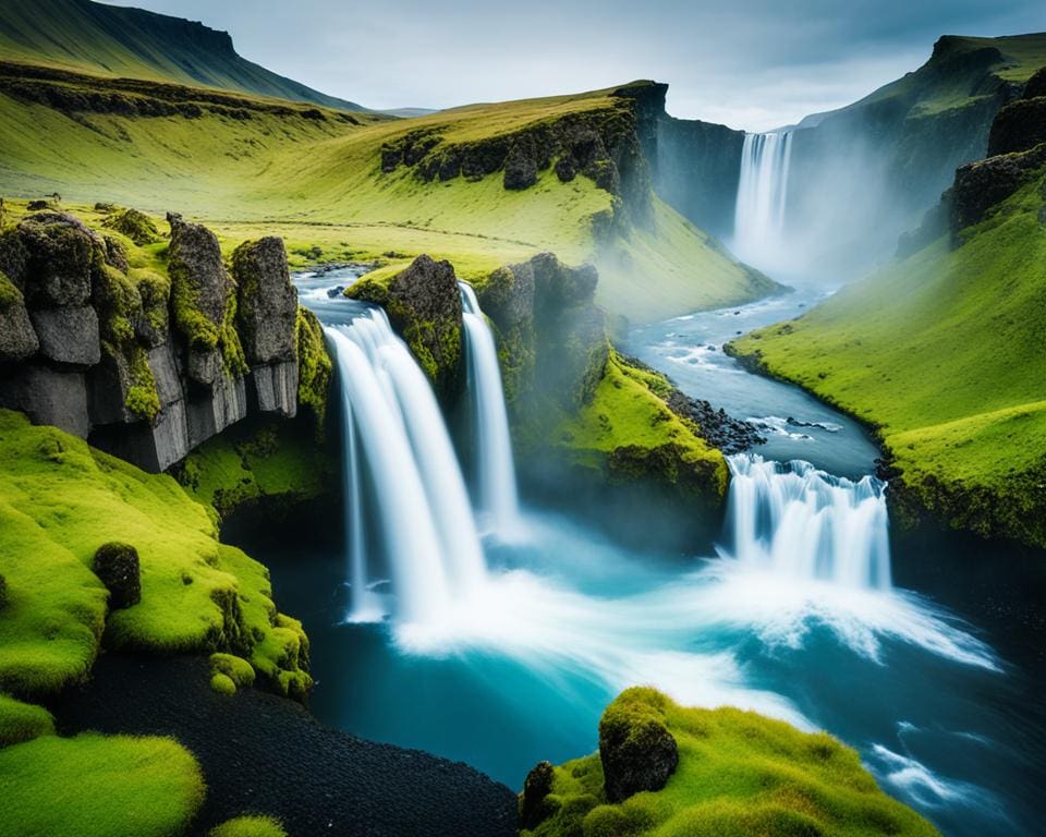 Betoverende watervallen IJsland