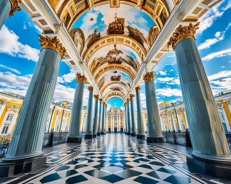 Bezoek Sint-Petersburg's Hermitage, Rusland