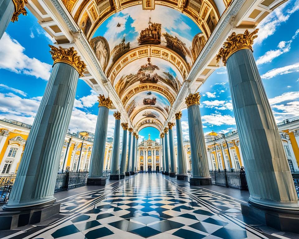 Bezoek Sint-Petersburg's Hermitage, Rusland