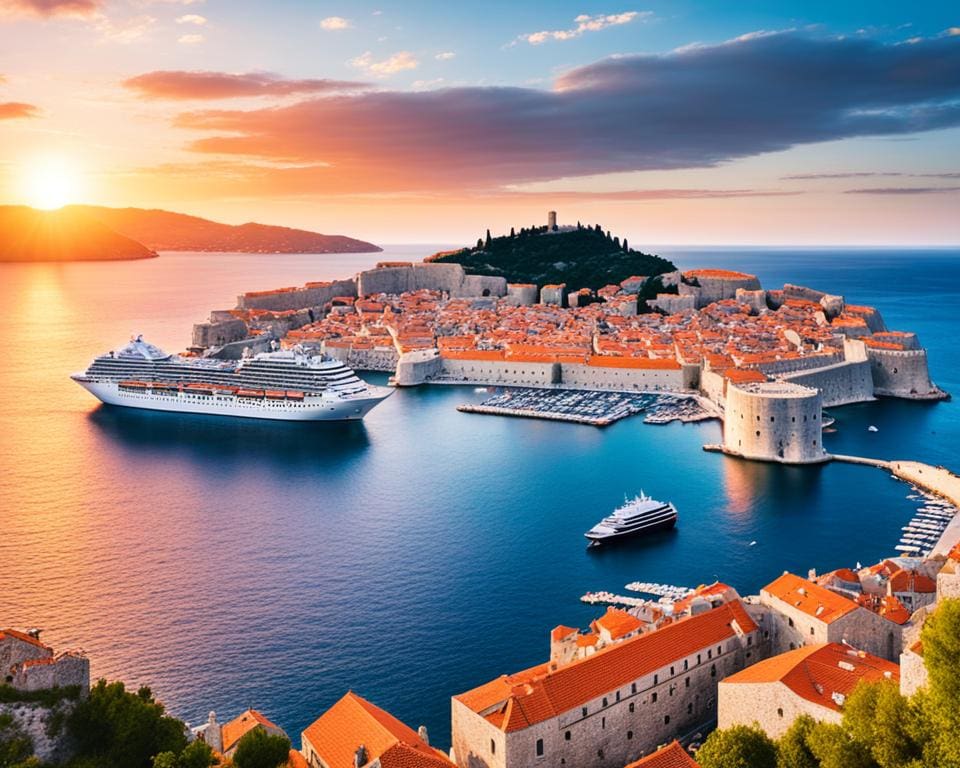 Dubrovnik zonsondergang cruise