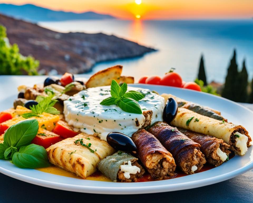 Grieks eten proeven