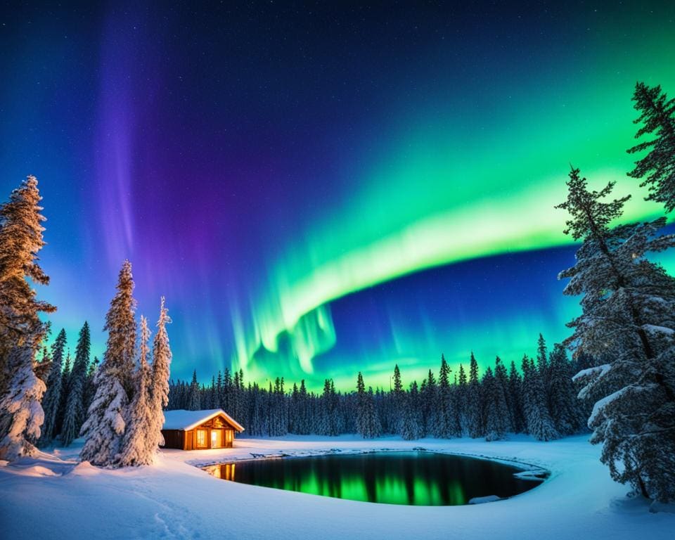 Ontdek de betoverende schoonheid van de Noordelijke Lichtjes in Lapland, Finland