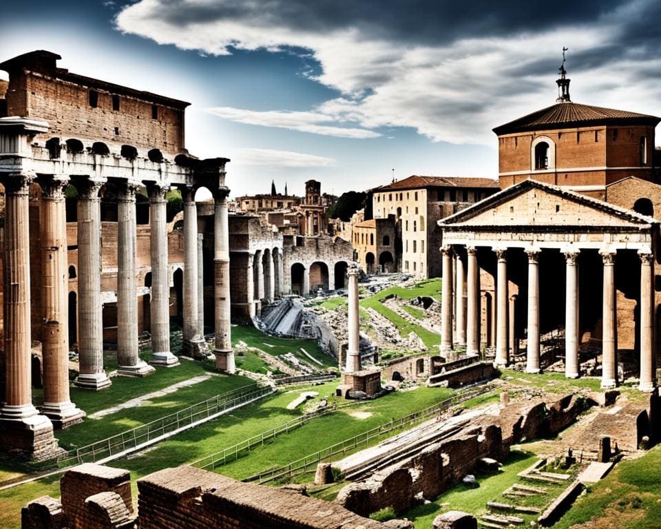 Ontdek de eeuwenoude ruïnes van Rome, Italië