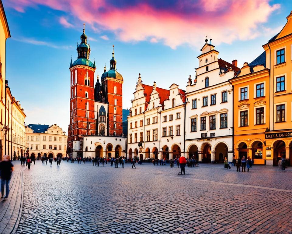 Verken de betoverende sfeer van de oude stad van Krakau, Polen