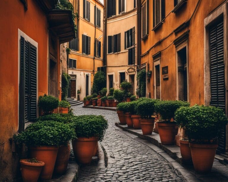 Wandel door Rome's oude straten, Italië