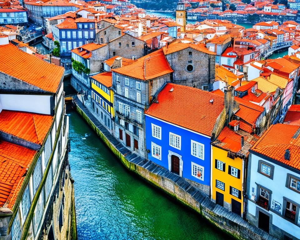 Wandel door de betoverende straten van Porto, Portugal