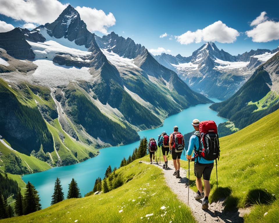 Wandeltours Zwitserse Alpen