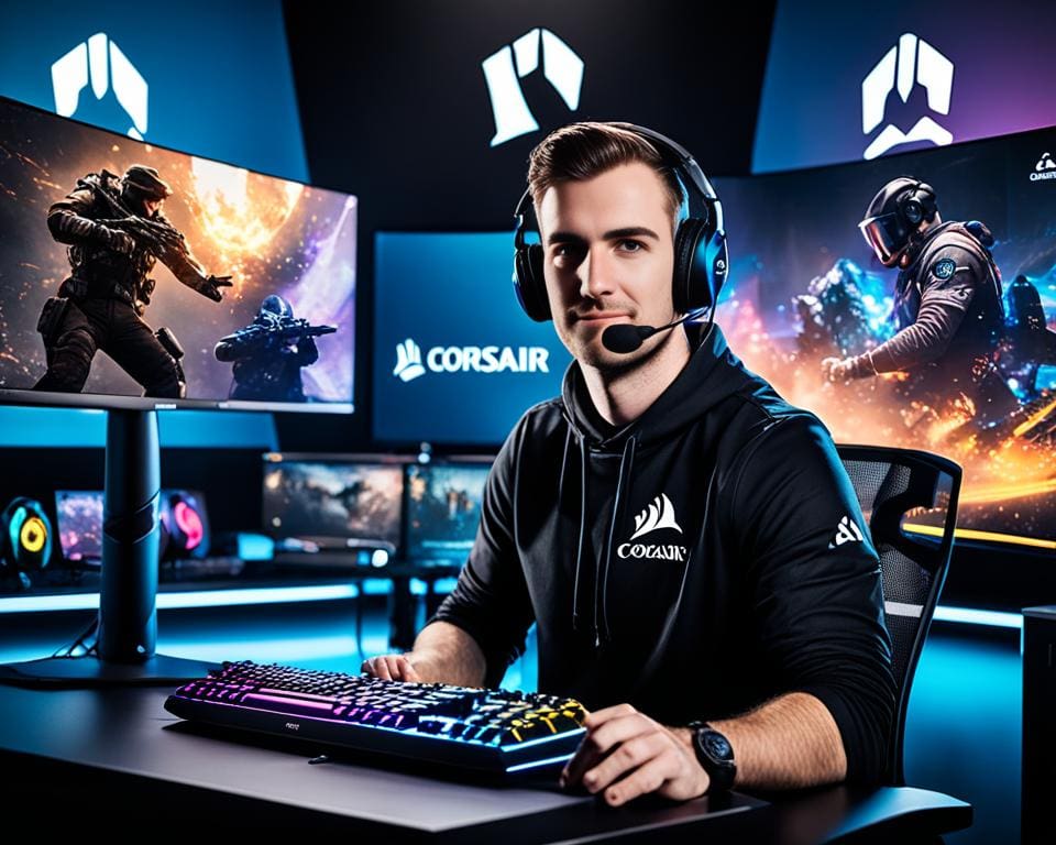 Corsair gaming gear in de gaming-community