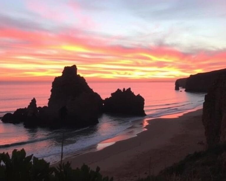 Geniet van de zonsondergangen aan de Algarve-kust