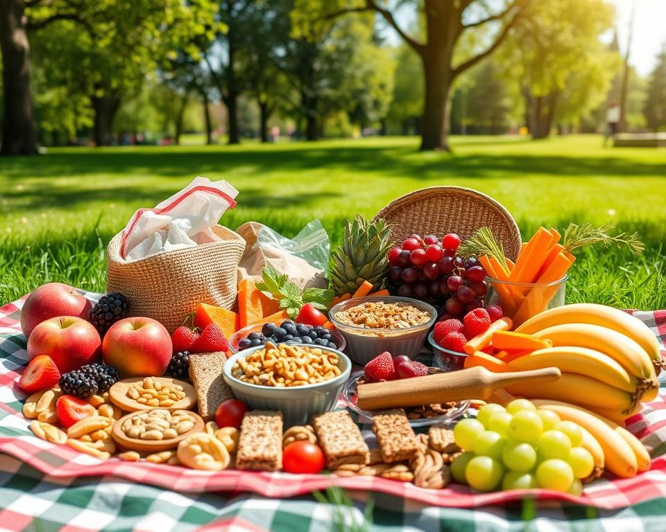 Gezonde snacks onderweg