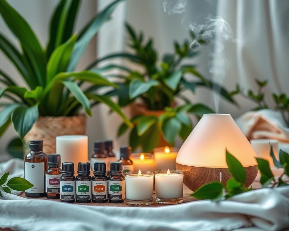 Ontspan met aromatherapie voor stressvermindering