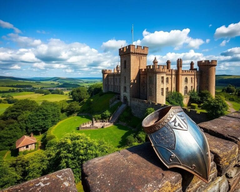 Voel je een ridder in de kastelen van Kent, Engeland