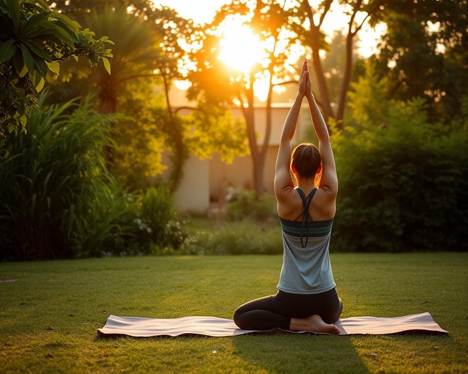 hatha yoga in de ochtend