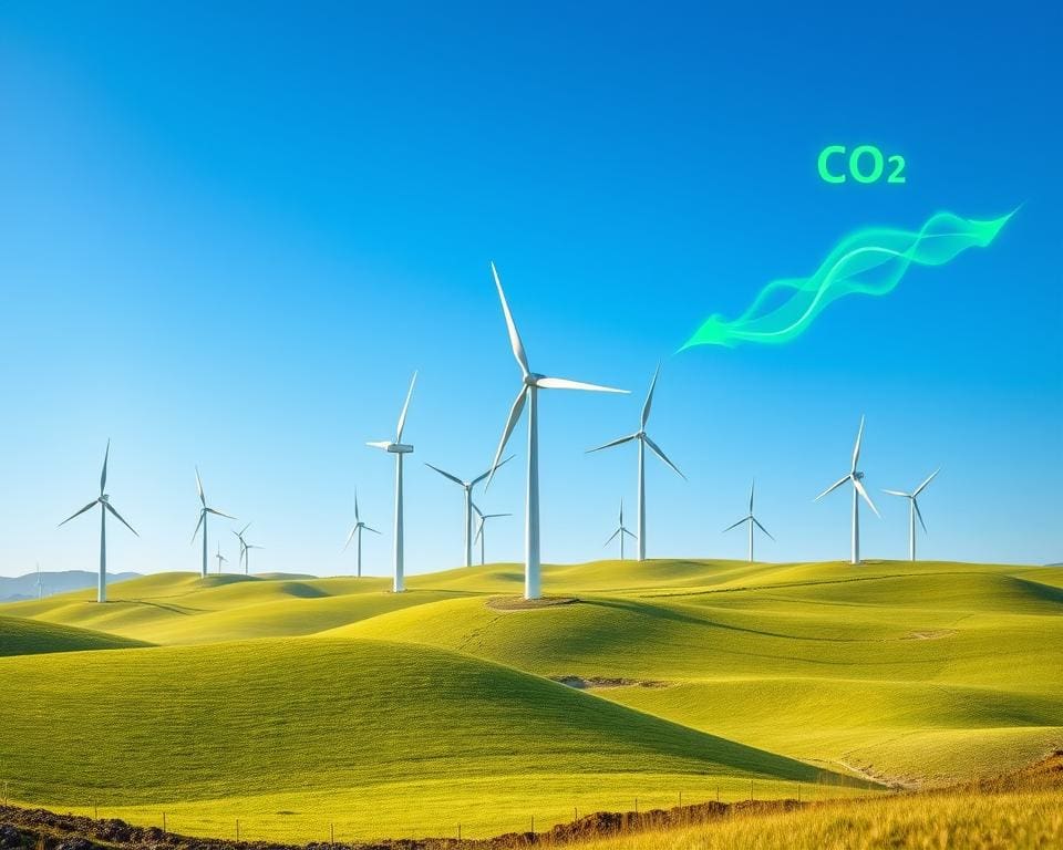 windturbines en CO2-reductie