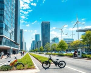 De toekomst van elektrische fietsen in stadsverkeer