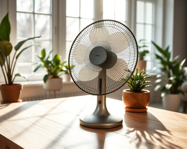 Tafelventilatoren met een automatisch roterend bereik