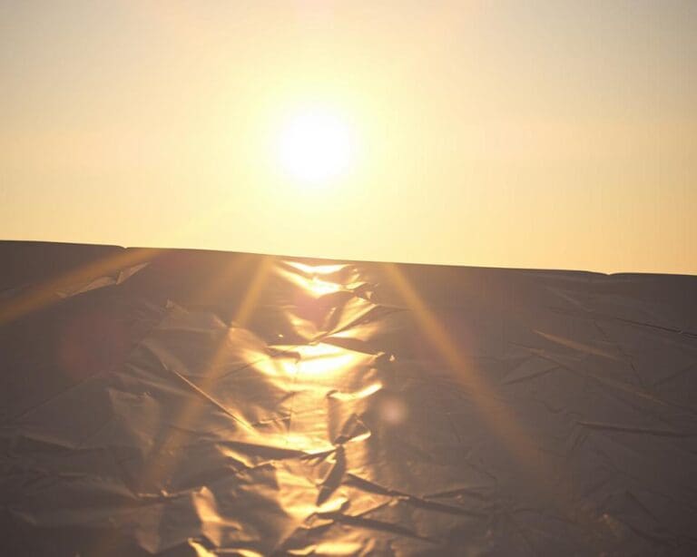 Hoe reflecteert folie de zonnestralen precies?