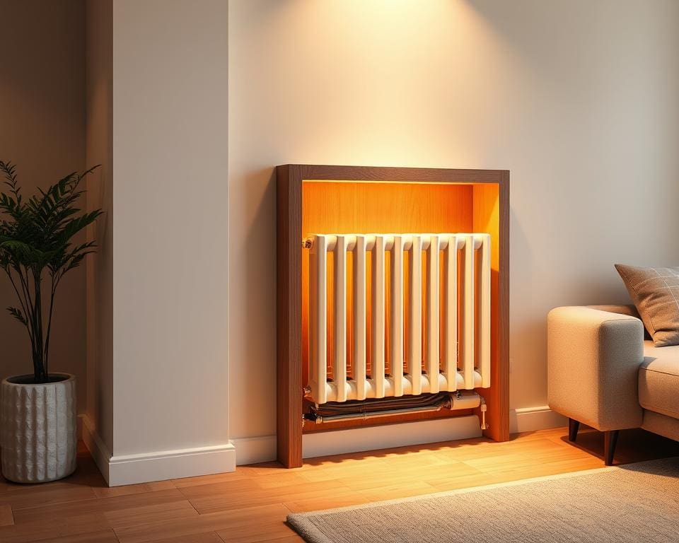 Hoe zit het met warmteverlies bij een radiator ombouw?