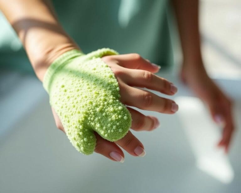 Wat doet een scrubhandschoen voor je huid?