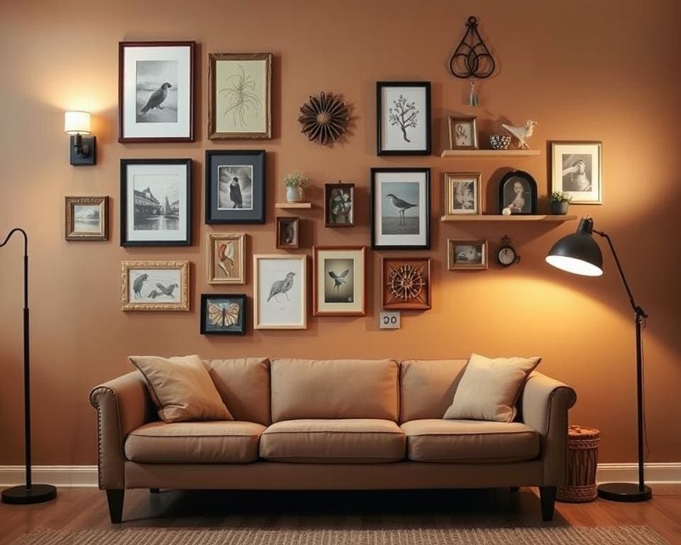 tips voor muurdecoratie boven bank