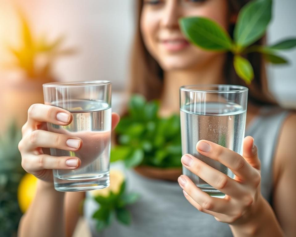 Hoe helpt water drinken bij afvallen?