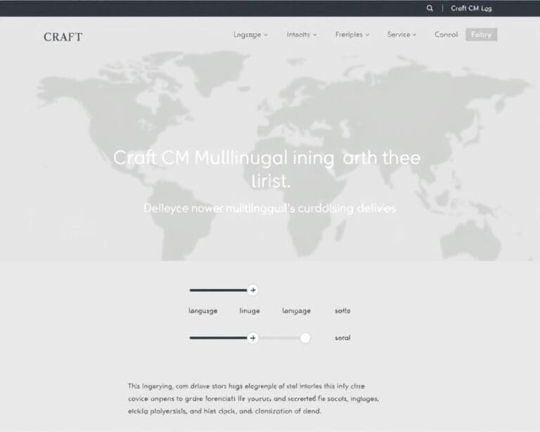 Is Craft CMS geschikt voor meertalige websites?