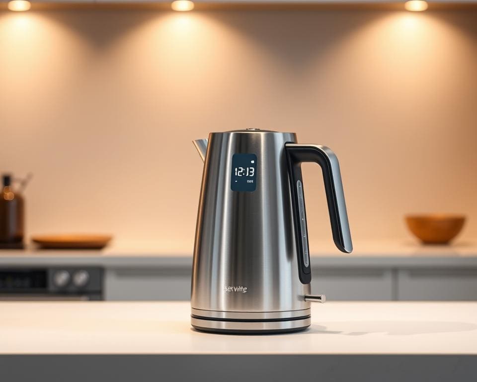 Kan je een slimme waterkoker op tijd instellen?