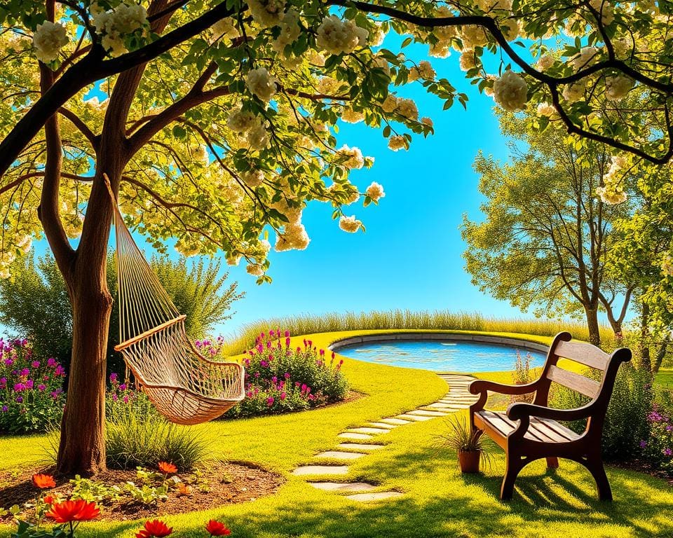 creatieve ideeën voor tuinontspanning