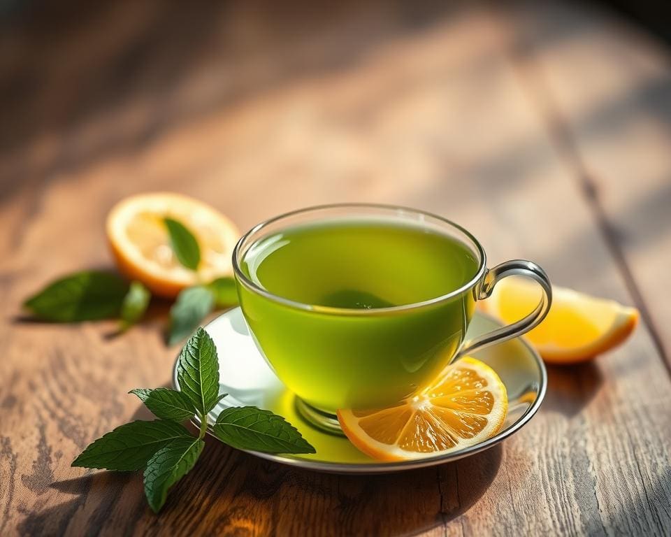 groene thee en afvallen