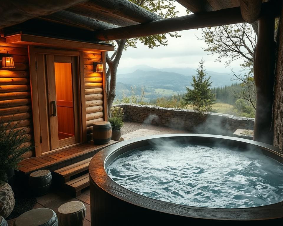 wellness hottub sauna