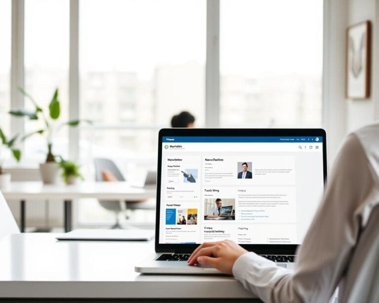 Welke webtool automatiseert nieuwsbriefbeheer?