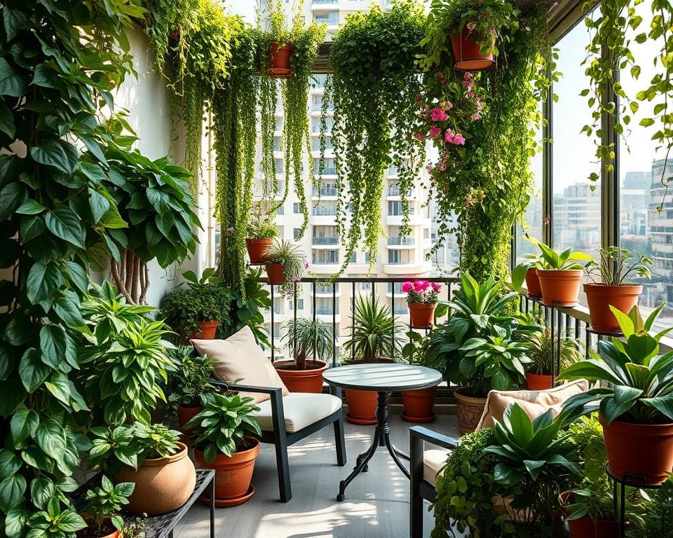 Een balkon inrichten als groene stadsoase