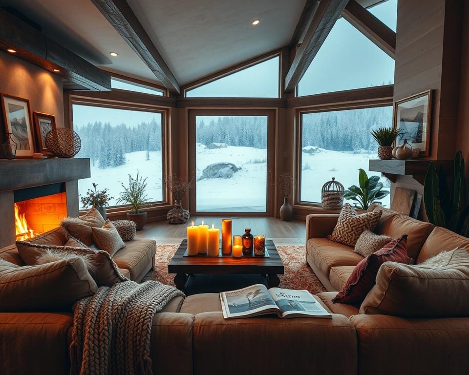 Inspiratie voor een warme woonkamer inrichting