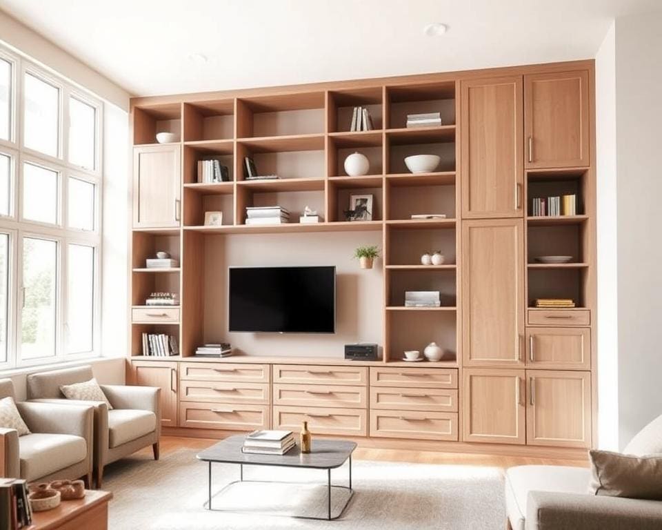 functionele wandkasten