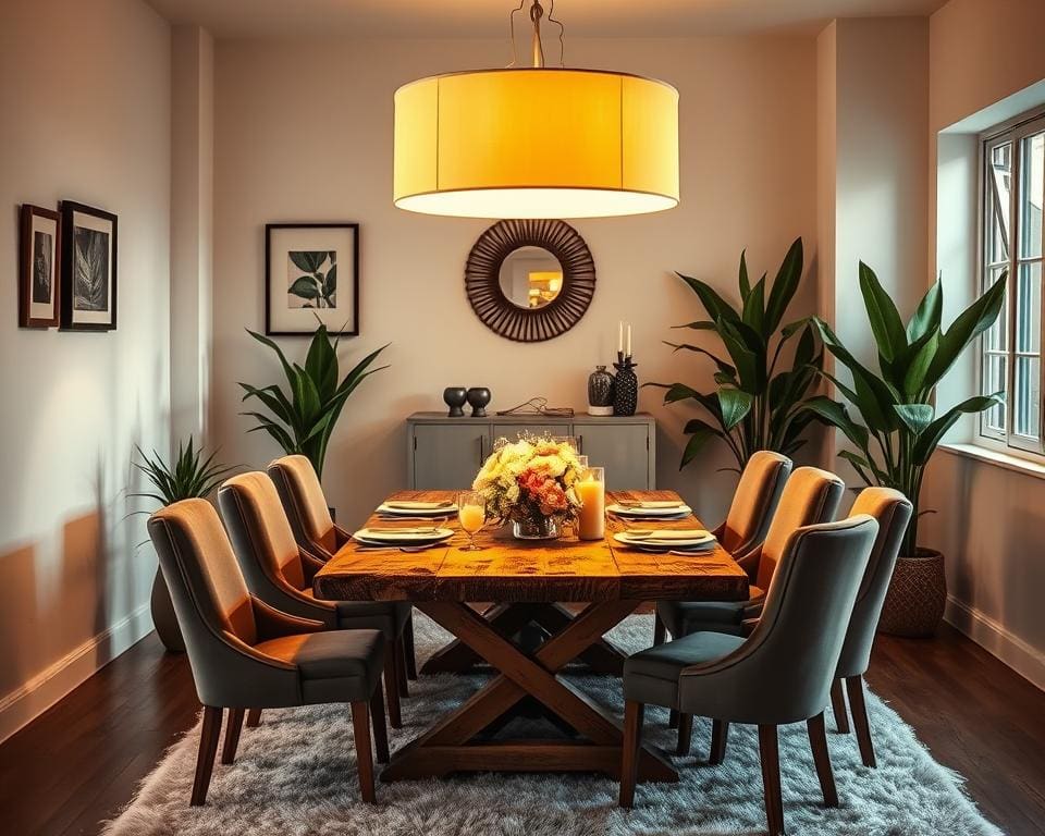 inrichting eetkamer creatieve ideeën