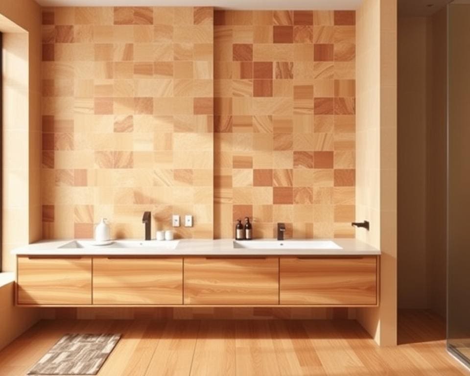 kleurpaletten in de badkamer