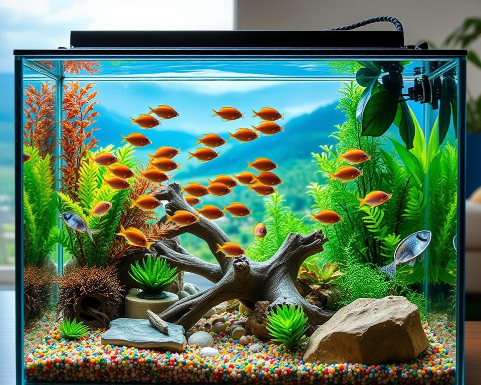 Aquarium accessoires voor gezonde vissen
