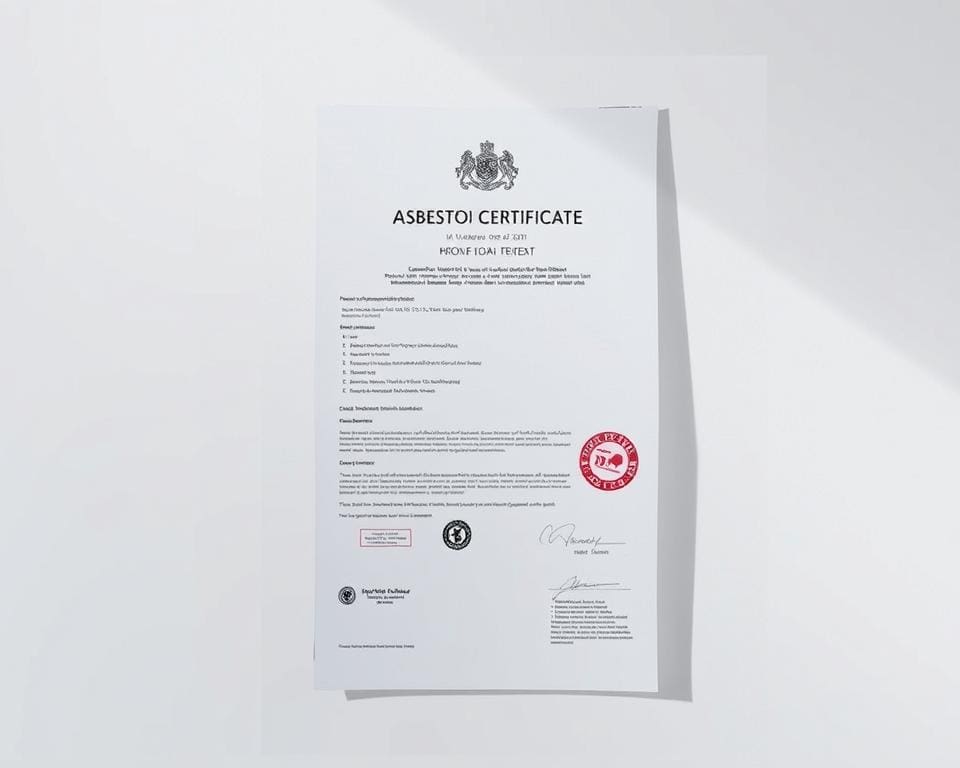 Hoe ziet een officieel asbest attest eruit?