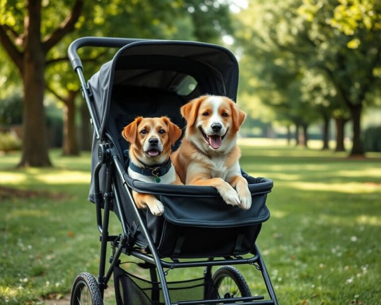 Welke hondenbuggy is ideaal voor kleine of grote honden?