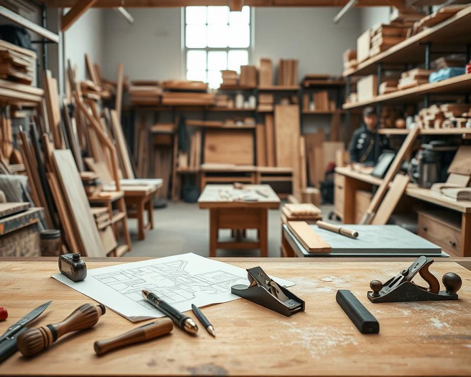 ontwerp proces maatwerk meubelmaker