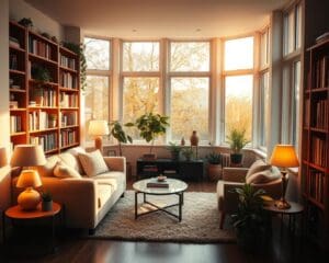 Hoe creëer je meer licht in een kleine woonkamer?