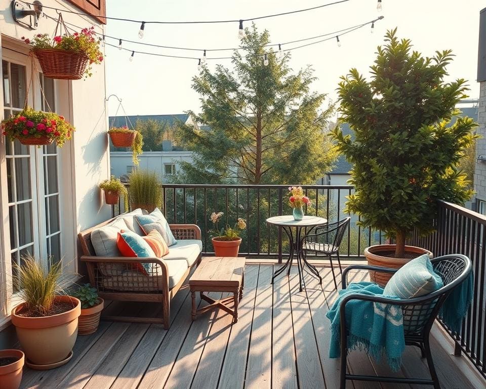 Hoe maak je een balkon gezellig en praktisch?