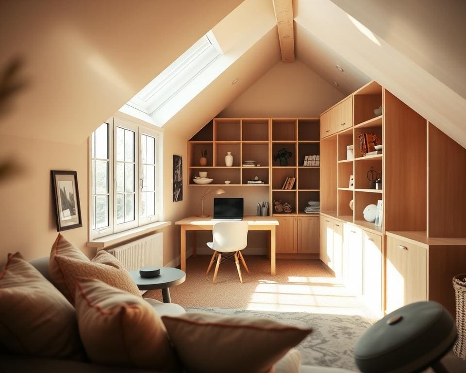 Hoe richt je een multifunctionele zolder in?