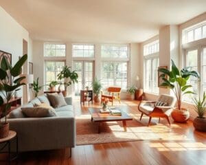 Hoe richt je een open woonkamer logisch in?