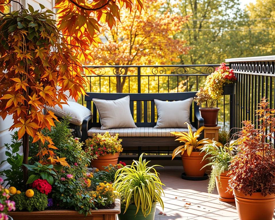 Op welke manier maak je een balkon herfstklaar?