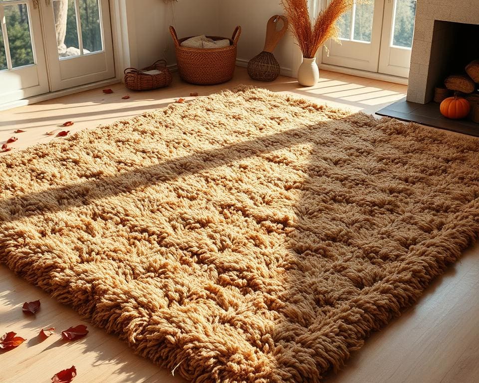 Waarom kiezen voor een wollen kleed in de herfst?