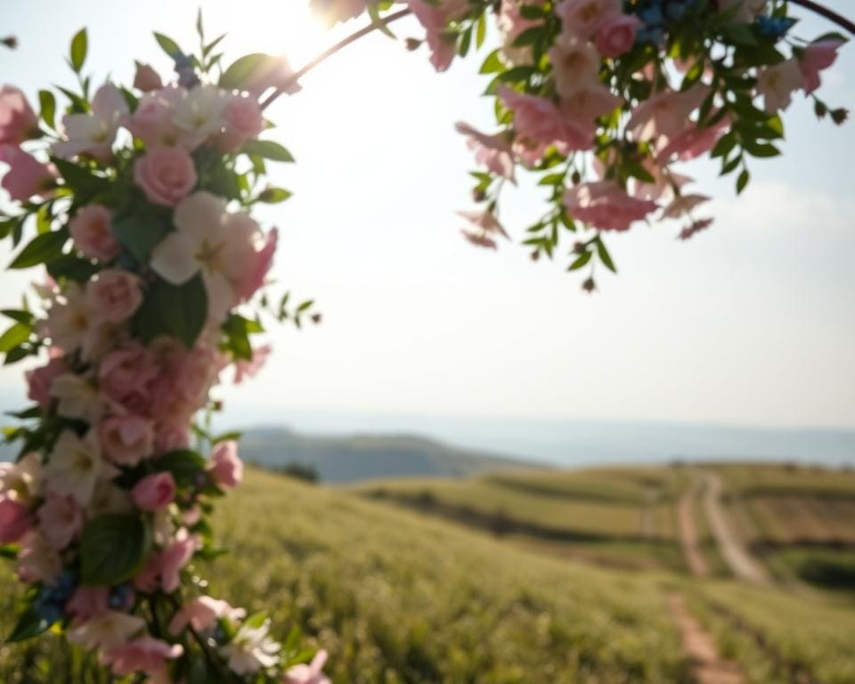 Wat maakt een bloemenkrans tijdloos in de lente?